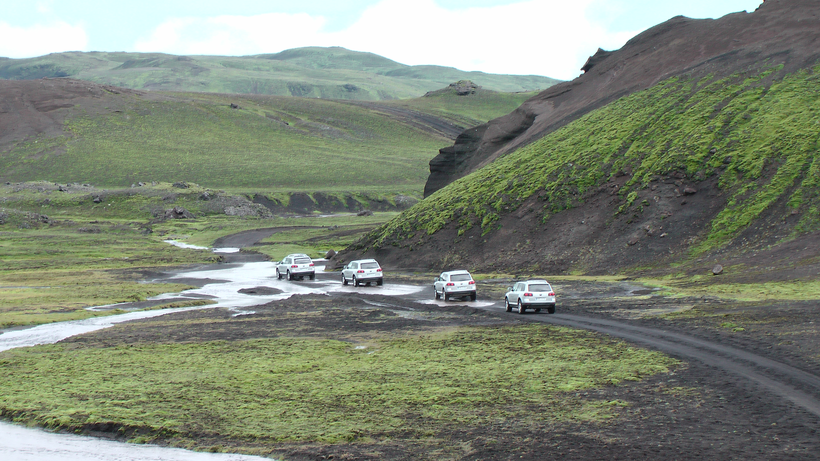 Island Flussdurchquerung