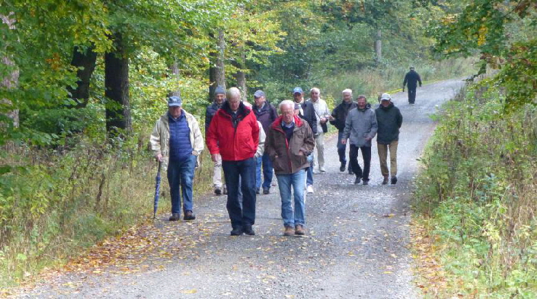 Auf dem Weg zum Parkplatz